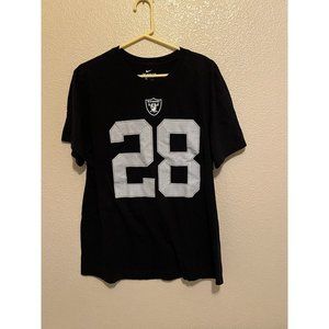 Nike Josh Jacobs Las Vegas Raiders T Shirt Mens XL Large Black Short Sleeve